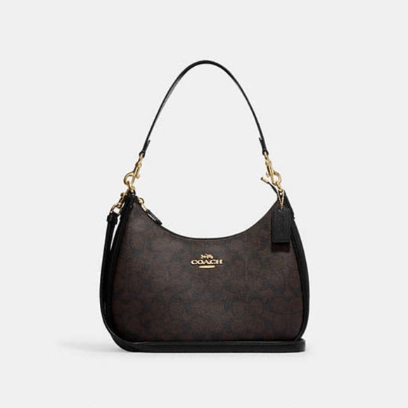 Coach Handbags - Teri Hobo Bag In Signature Canvas